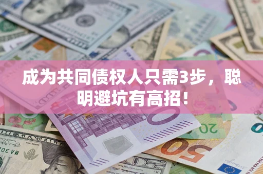 北京成为共同债权人只需3步,聪明避坑有高招! 北京成为共同债权人只需3步,聪明避坑有高招!