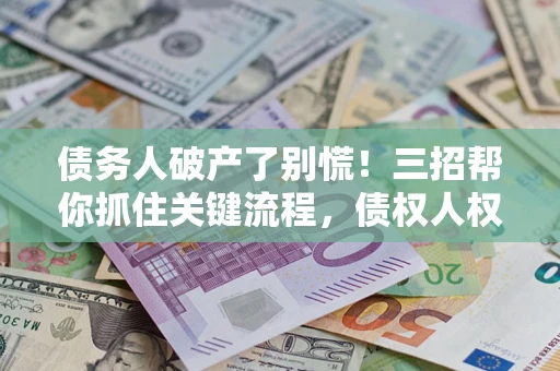 北京债务人破产了别慌！三招帮你抓住关键流程，债权人权益不再缩水